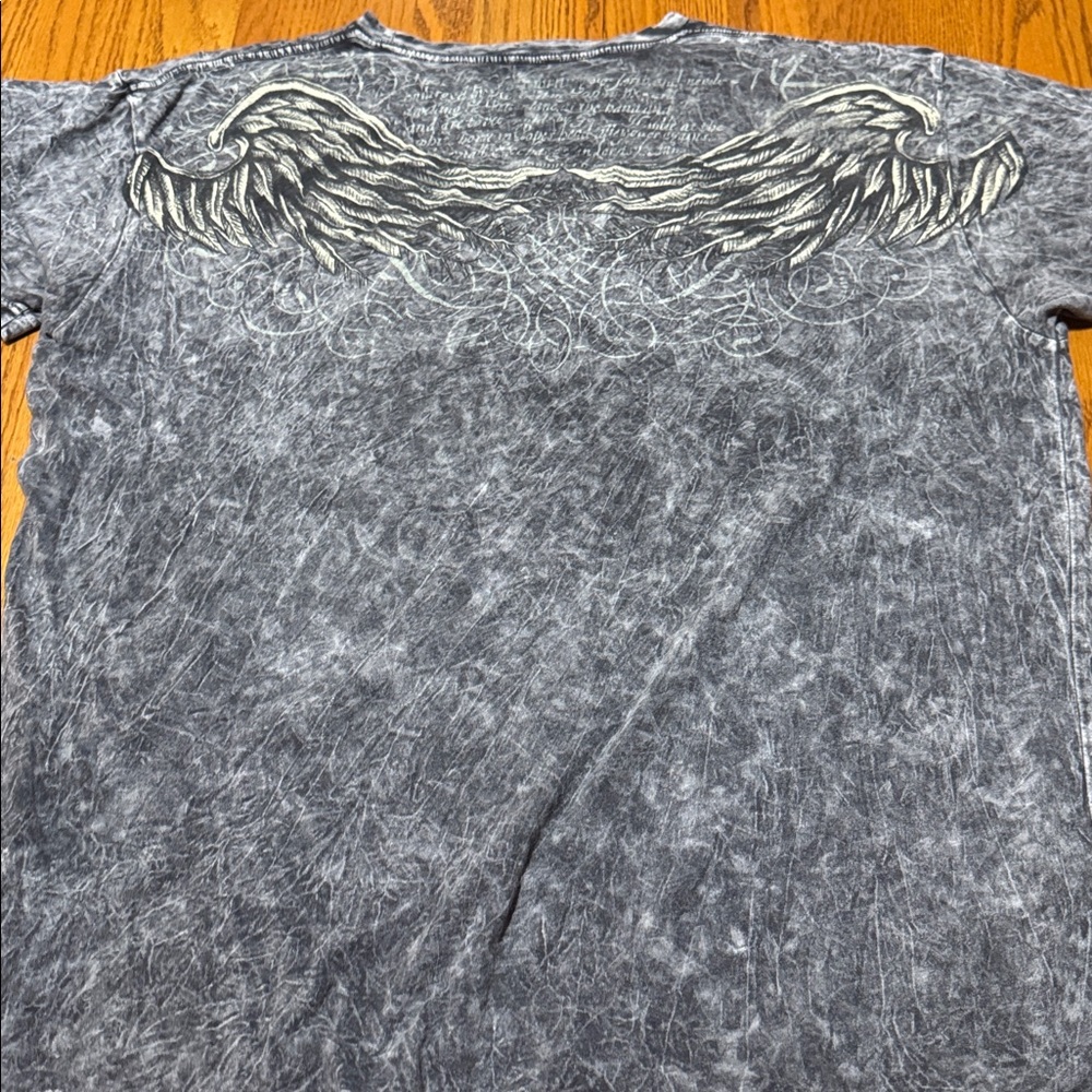 Helix Charcoal Graphic Tee with Skull Motif size 2XL - Picture 4 of 4